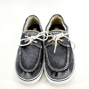 Sperry Youth Boys  6.5M Top Siders Halyard Slip On 2 Eyelet  Boat Shoes